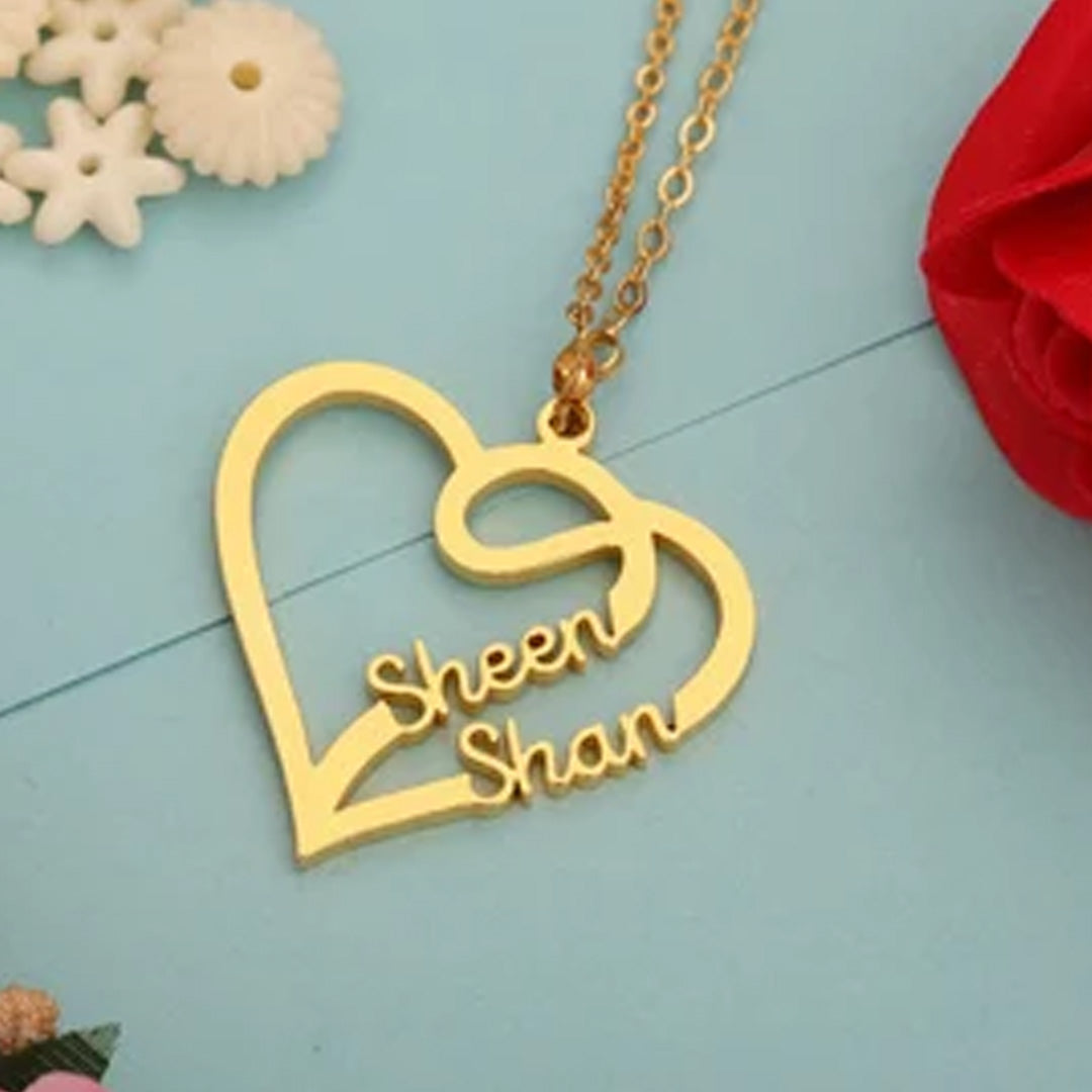 Buy Seasons Kreation Initial Necklace, Personalized Dangle Name Choker  Custom Initial Alphabet Pendant Necklace with Hanging Name Gold Plating  Jewelry Set of 1 at Amazon.in