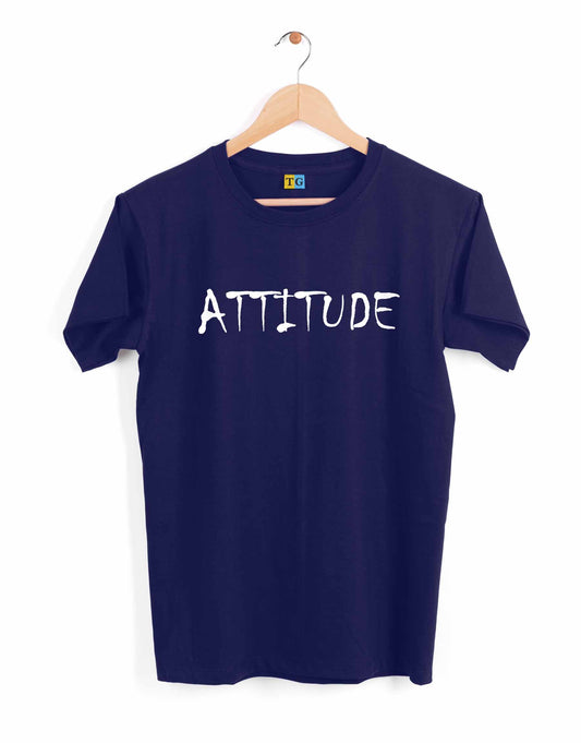 Attitude Printed 100% Cotton T-Shirt | TEEGURUJI - 499.00 - TEEGURUJI - Free Shipping