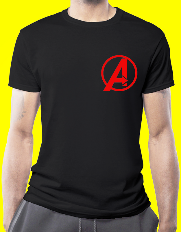 Avengers logo - TEEGURUJI Printed T shirt - 399.00 - TEEGURUJI - Free Shipping