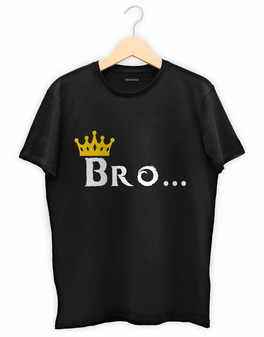 Brother-Sister Unisex Black Tshirt - 399.00 - TEEGURUJI - Free Shipping