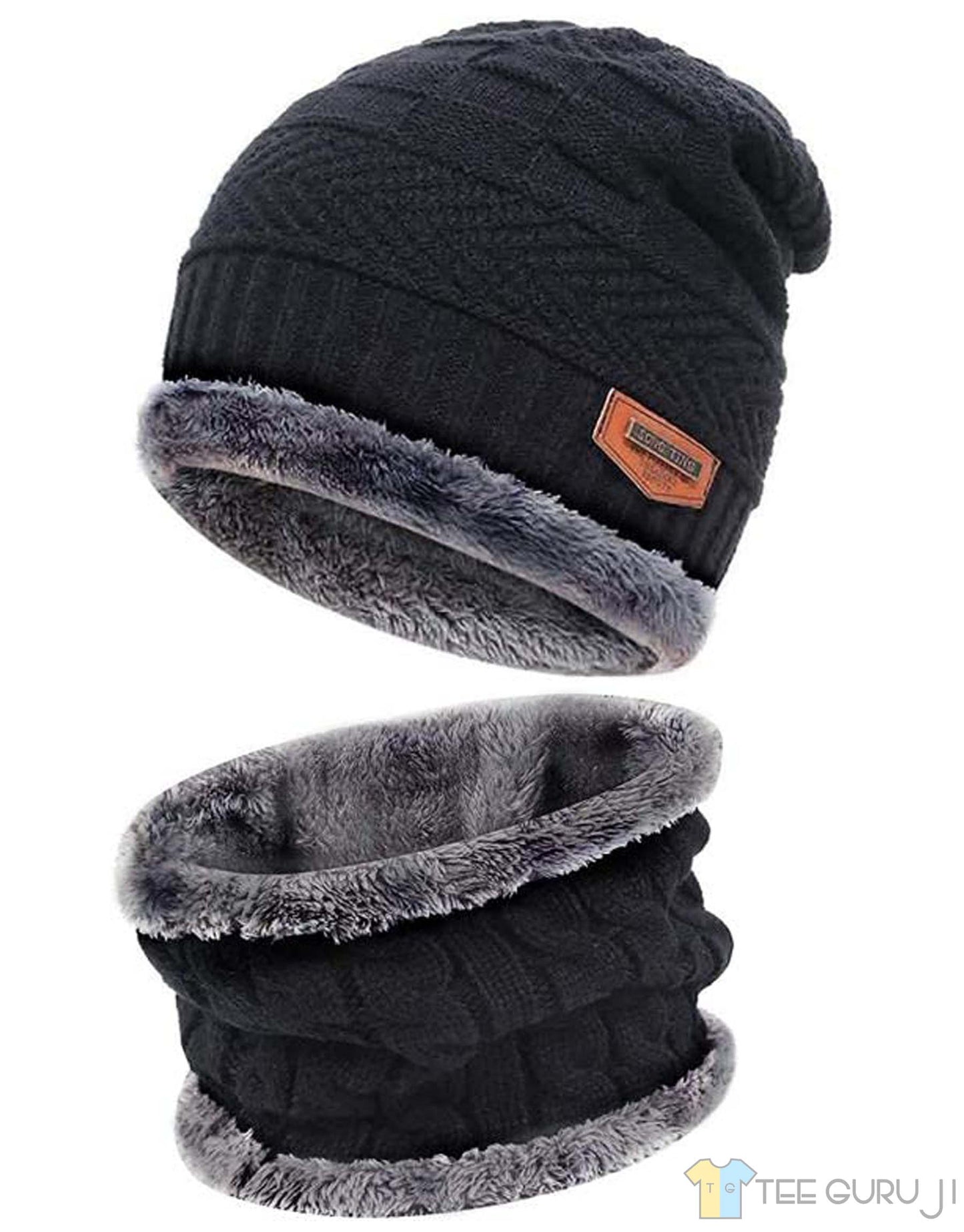 Ultra Soft Unisex Woolen Cap with Neck Warmer (Original)
