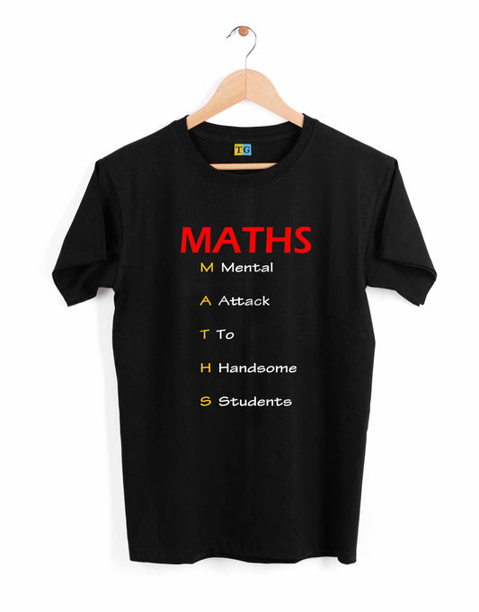 Maths full form T-Shirt | TEEGURUJI - 499.00 - TEEGURUJI - Free Shipping