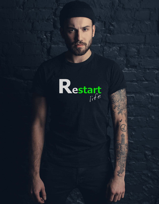 Restart Life - TEEGURRUJI T shirt - 399.00 - TEEGURUJI - Free Shipping