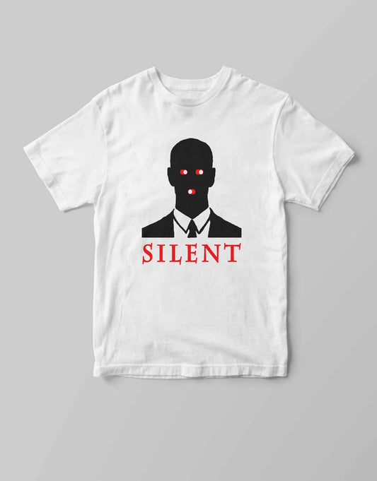 Silent - TEEGURUJI Printed T shirt - 399.00 - TEEGURUJI - Free Shipping