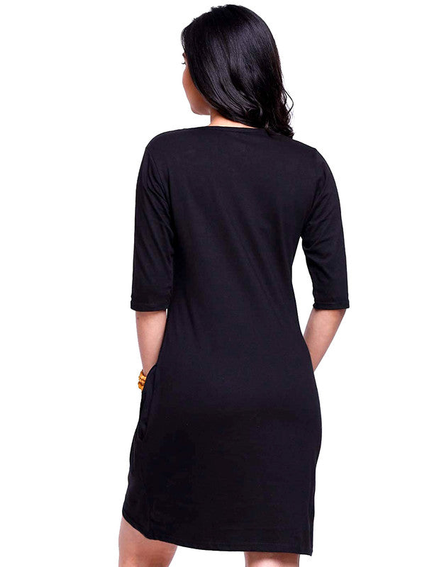 Lazy But Crazy - TShirt Dress For Women - 699.00 - TEEGURUJI - Free Shipping